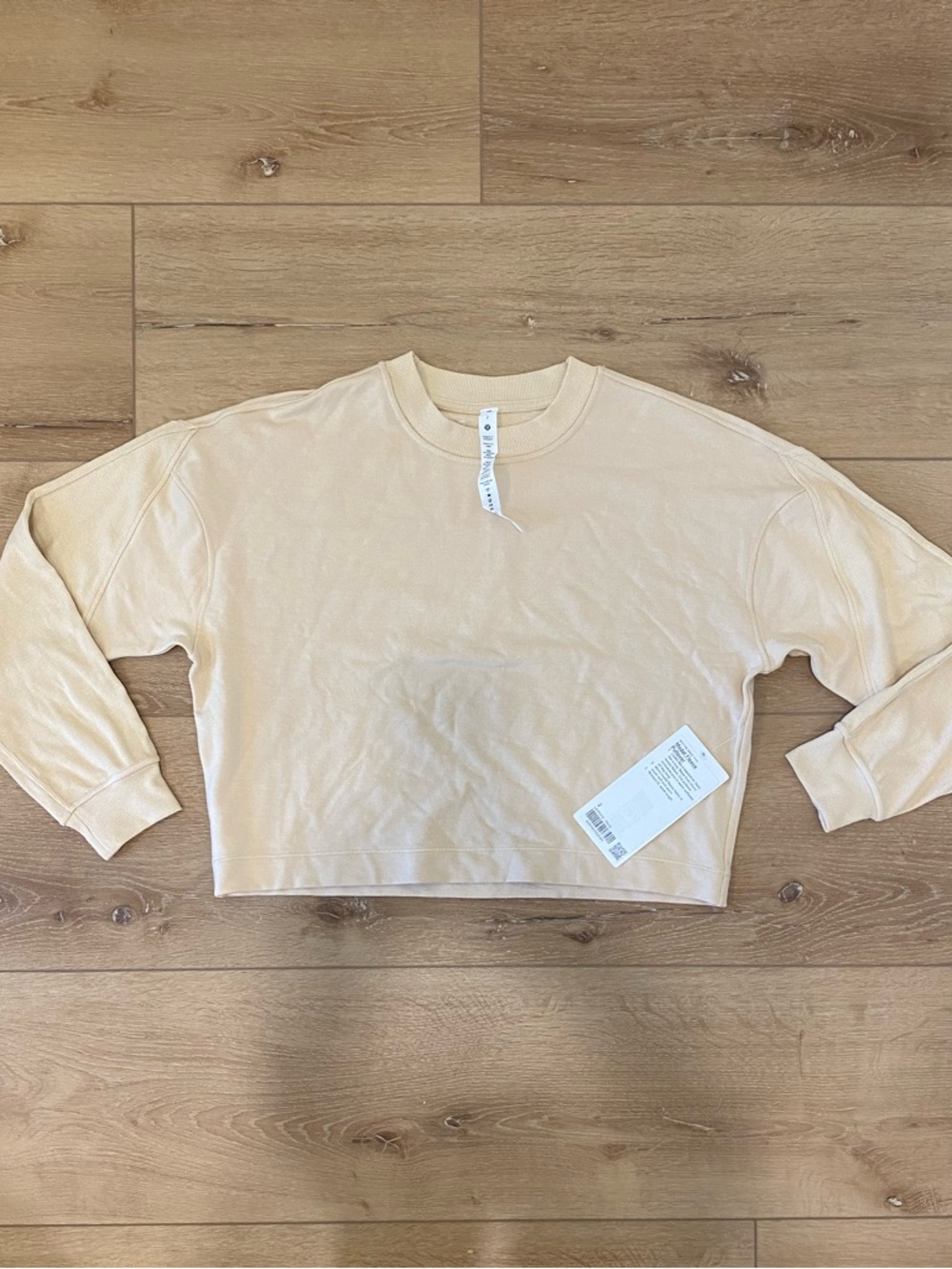 BRAND NEW lululemon Modal Fleece Pullover in Light Tan
